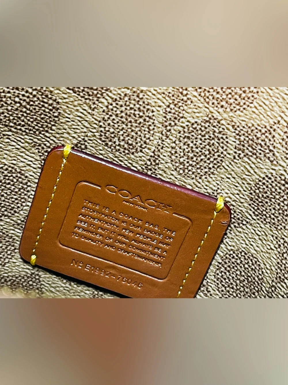 Authentic Coach convertible shoulder/crossbody bag